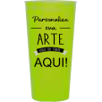 Copo Eco 400 ml Amarelo Neon