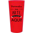 Copo Eco 400 ml Cereja Neon