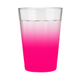 Copo Lagoinha Jateado Rosa Neon 190 ml