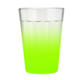 Copo Lagoinha Jateado Verde Neon 190 ml