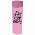 Coqueteleira Acaso não sabeis Jateado Fosco Rosa Bebê 480ml