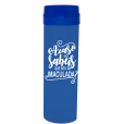 Coqueteleira Acaso não sabeis Jateado Fosco Azul Royal 480ml