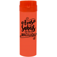 Coqueteleira Acaso não sabeis Jateado Fosco Laranja Fluor 480ml