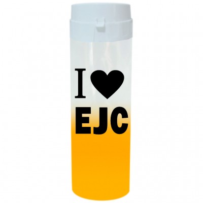 Coqueteleira I Love EJC Jateado Amarelo Ouro 480ml