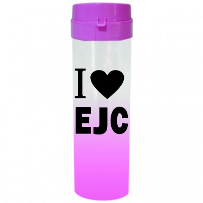Coqueteleira I Love EJC Jateado Rosa 480ml