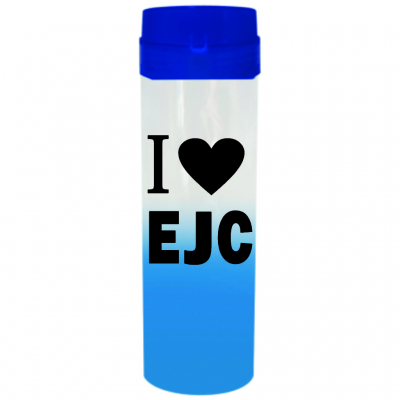 Coqueteleira I Love EJC Jateado Azul Bebê 480ml