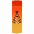 Coqueteleira Nossa Senhora Jateado Bicolor Laranja x Amarelo 480ml
