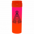 Coqueteleira Nossa Senhora Jateado Bicolor Rosa x Laranja 480ml
