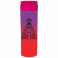 Coqueteleira Nossa Senhora Jateado Bicolor Roxo x Vermelho 480ml