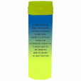 Coqueteleira São Bento Jateado Bicolor Azul x Amarelo 480ml