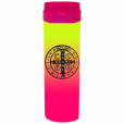 Coqueteleira São Bento Jateado Bicolor Amarelo x Rosa  480ml