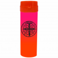 Coqueteleira São Bento Jateado Bicolor Rosa x Laranja 480ml