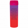 Coqueteleira São Bento Jateado Bicolor Roxo x Vermelho 480ml