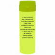 Coqueteleira São Bento Jateado Fosco Amarelo 480ml