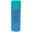 Coqueteleira São Bento Jateado Fosco Azul Bebê 480ml