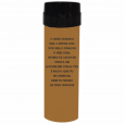 Coqueteleira São Bento Jateado Fosco Dourado 480ml