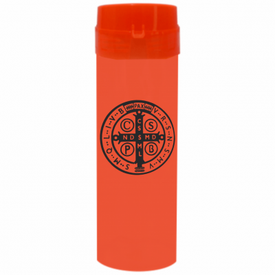 Coqueteleira São Bento Jateado Fosco Laranja Fluor 480ml
