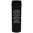 Coqueteleira São Bento Jateado Fosco Preto 480ml