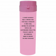 Coqueteleira São Bento Jateado Fosco Rosa Bebê 480ml