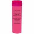 Coqueteleira São Bento Jateado Fosco Rosa 480ml