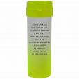 Coqueteleira São Bento Jateado Amarelo Fluor 480ml