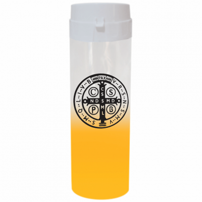 Coqueteleira São Bento Jateado Amarelo Ouro 480ml