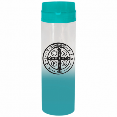 Coqueteleira São Bento Jateado Azul Tiffany 480ml