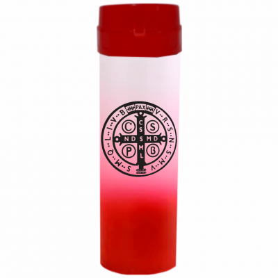 Coqueteleira São Bento Jateado Vermelho Fluor 480ml