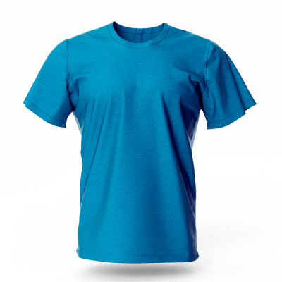 Camisa Lisa Azul Turquesa