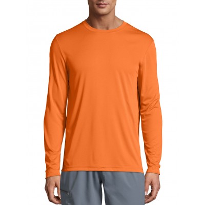 Camisa Manga Longa Lisa Laranja