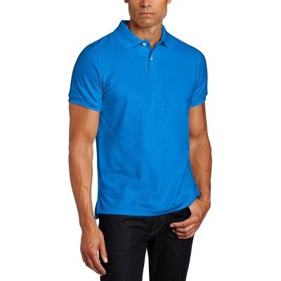 Camisa Polo Lisa Azul