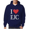 Moletom I LOVE EJC - Azul Marinho