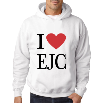 Moletom I LOVE EJC - Branco