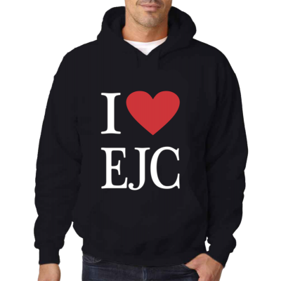 Moletom I LOVE EJC - Preto