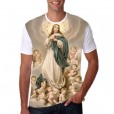 Camisa Nossa Senhora Imaculada Conceição Frente Total