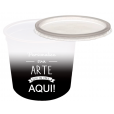 Pote Descartável 500 ml Jateado Preto Personalizado