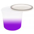 Pote Descartável 1 Litro Jateado Roxo Fluor Personalizado