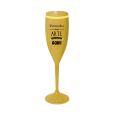 Taça de Champanhe Dourada com Borda 190 ml