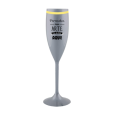 Taça de Champanhe Prata com Borda 190 ml