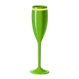 Taça de Champanhe Verde Neon com Borda