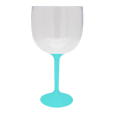 Taça Gin Bicolor Azul Tiffany