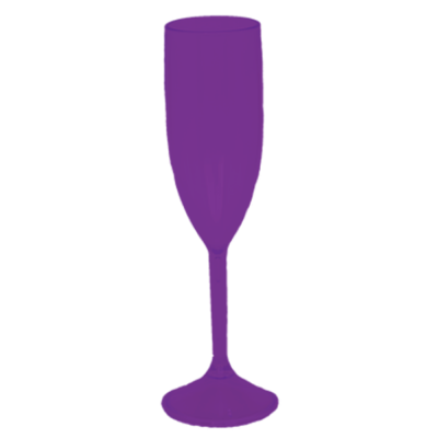 Taça de Champanhe Fosco Roxo 190 ml