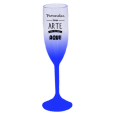 Taça de Champanhe Jateada Azul Royal 190 ml