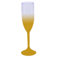 Taça de Champanhe Jateada Dourada 190 ml