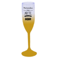 Taça de Champanhe Jateada Dourada 190 ml