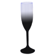 Taça de Champanhe Jateada Preta 190 ml