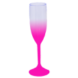 Taça de Champanhe Jateada Rosa 190 ml