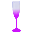 Taça de Champanhe Jateada Roxa 190 ml