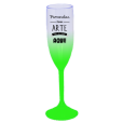 Taça de Champanhe Jateada Verde 190 ml