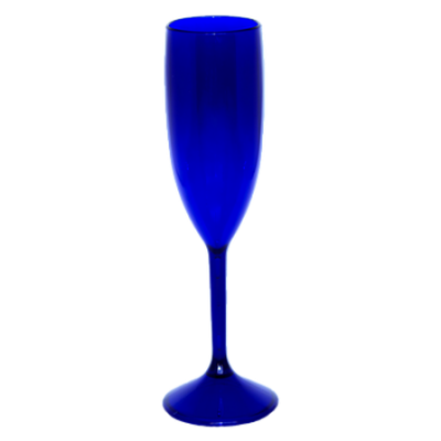 Taça de Champanhe Azul Royal 190 ml